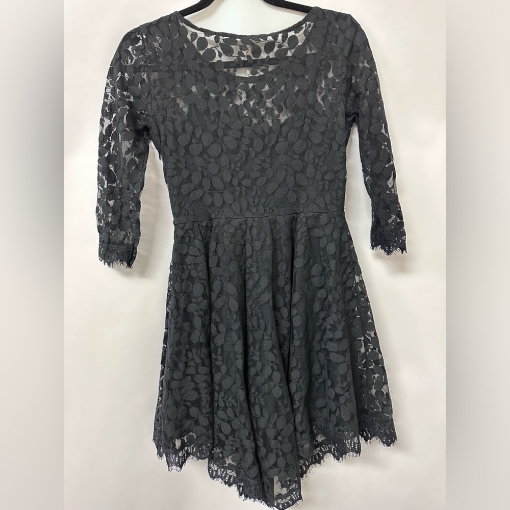 Free People‎ Women’s Black Lace Dress, Size 2